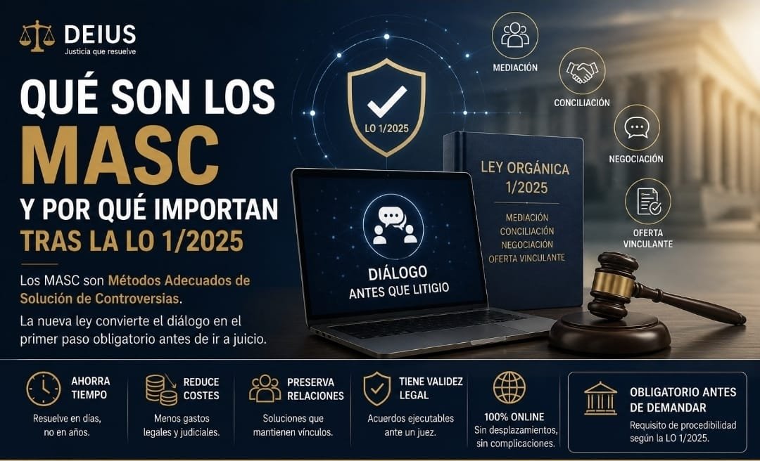 Qué son los MASC y por qué importan tras la LO 1/2025