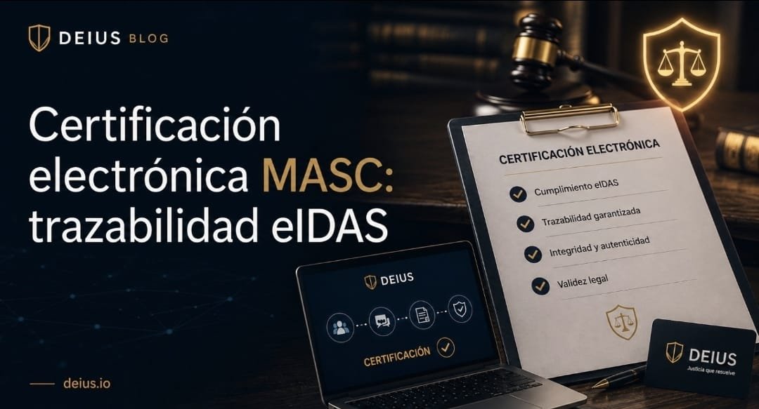 Certificación electrónica y trazabilidad: por qué un acuerdo MASC debe ser demostrable ante un juez