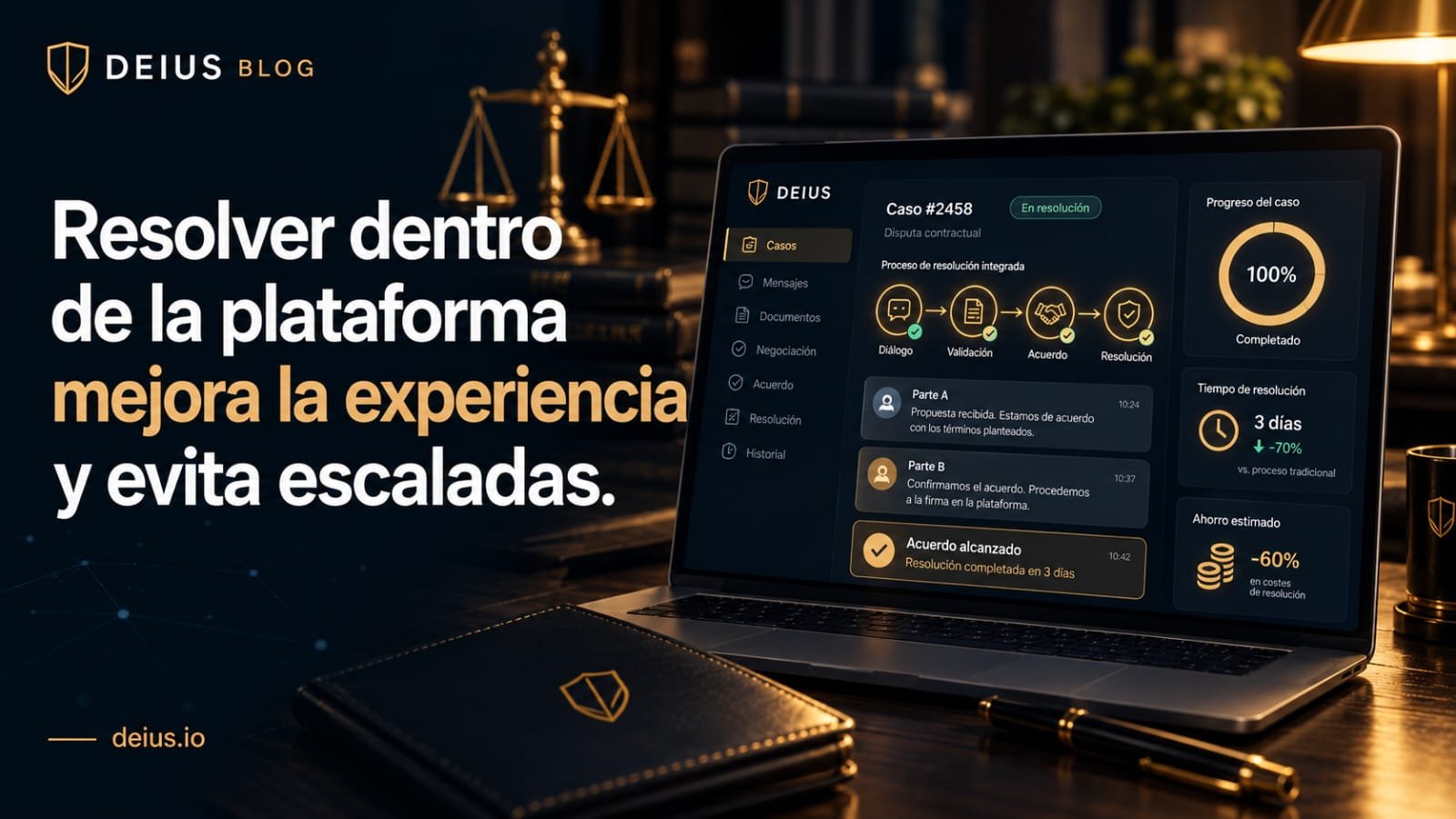 Embedded Dispute Resolution: resolución de conflictos integrada en plataformas digitales - blog DEIUS