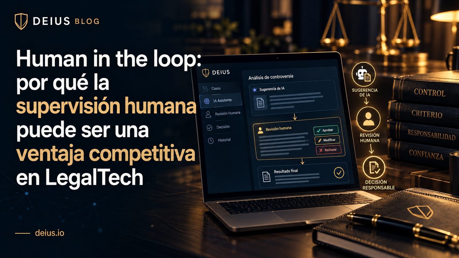 Human in the loop: supervisión humana en LegalTech - blog DEIUS