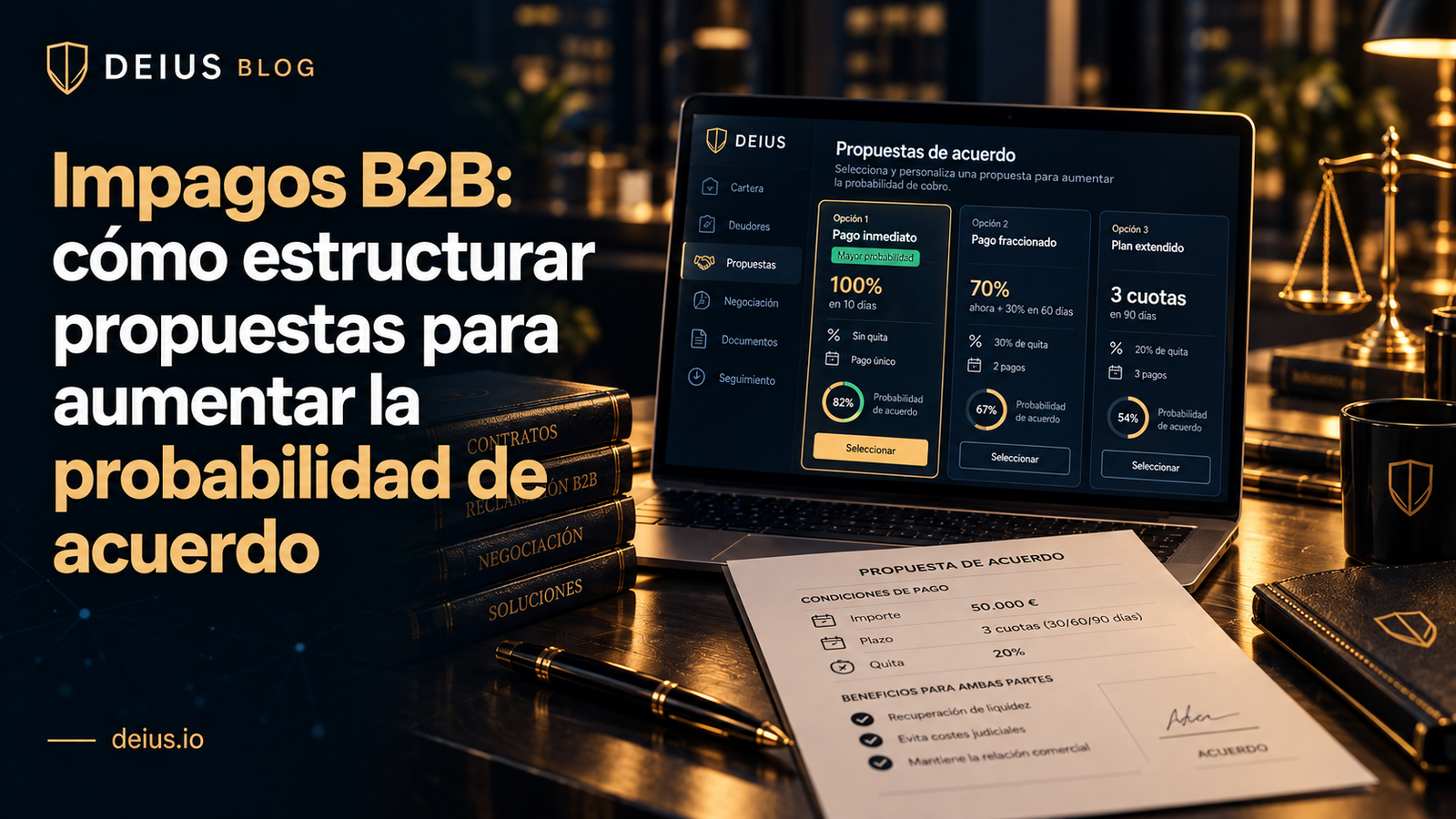 Impagos B2B: cómo estructurar propuestas para aumentar la probabilidad de acuerdo